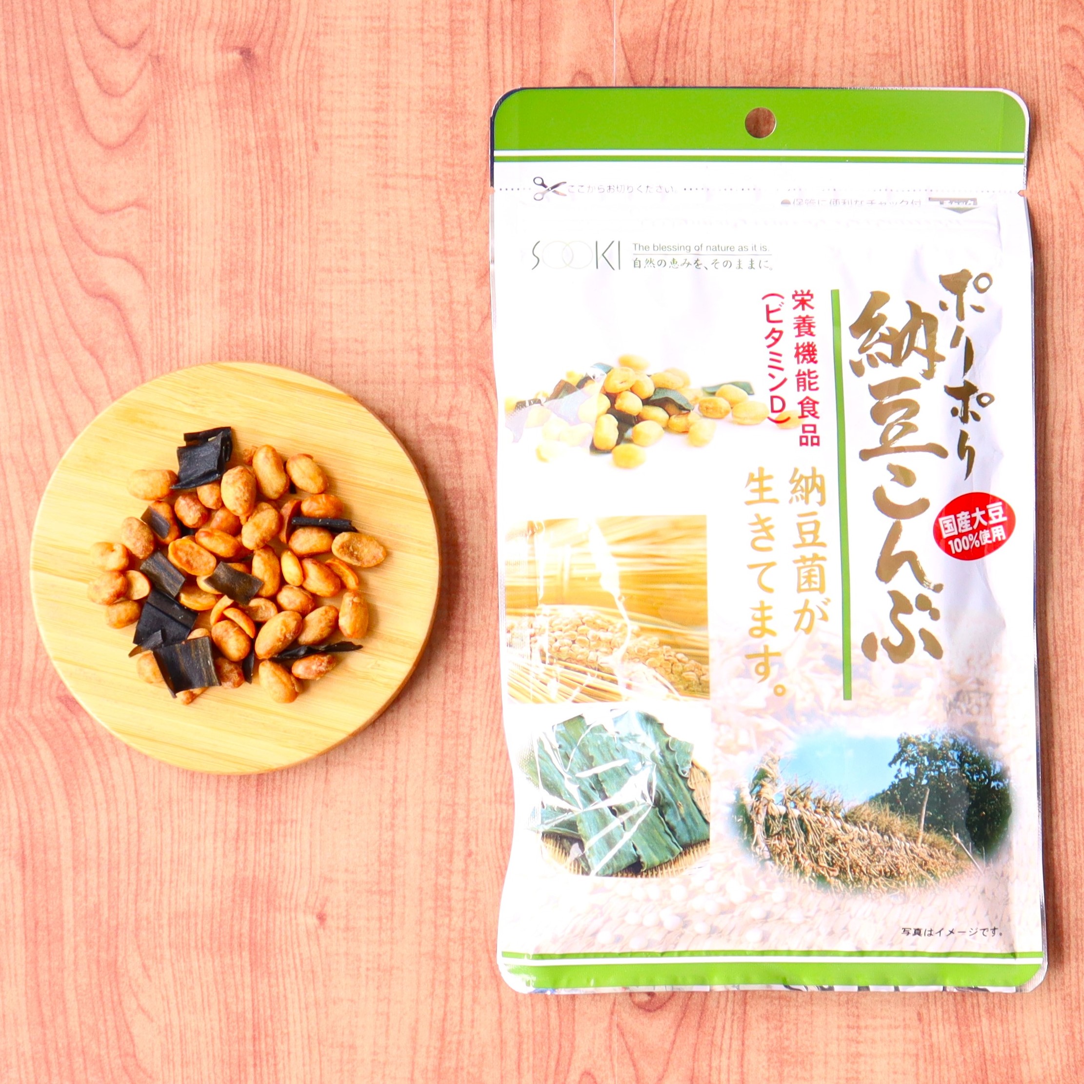 Dried NATTO with Dried Kelp